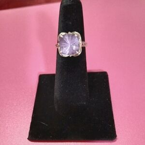 Sterling silver amythyst ring